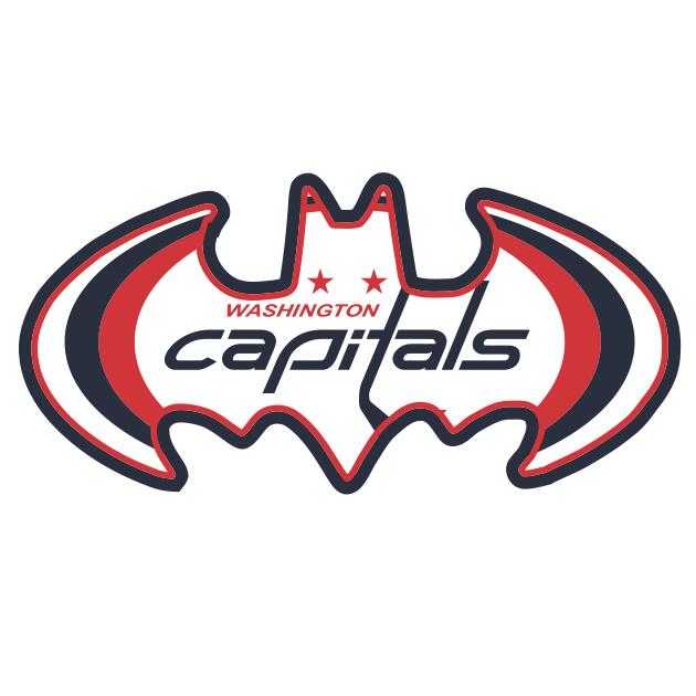 Washington Capitals Batman Logo iron on heat transfer